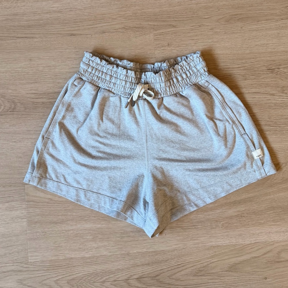 Vuori Light Gray Halo Shorts